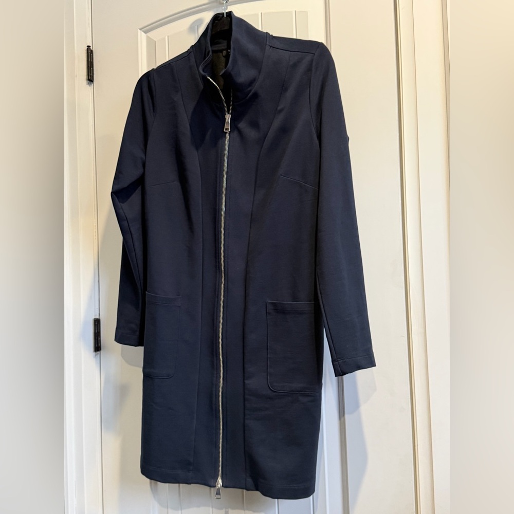 ByBeau Elegant Navy Women's Long Blazer Size 8